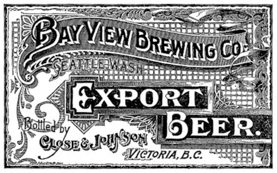 Bay View Export Beer label - image
