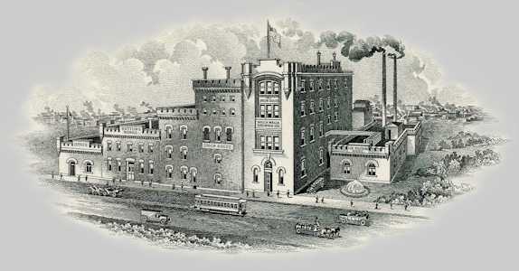 Old brewery etching