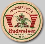 Budweiser coaster - image