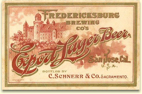 Fredericksburg Export Lager beer label