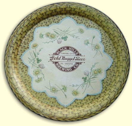 Black Hills Brg. Co. Gold Nugget Beer tray - image