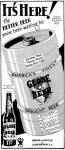 Globe Beer draft beer ad Aug 1933