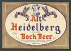 Alt Heidelberg Bock, gold label - click for larger image