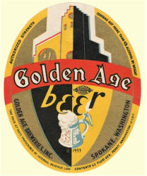 First Golden Age beer label