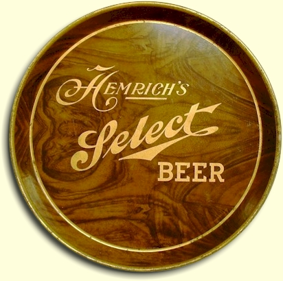 Hemrich's Select beer tray - image