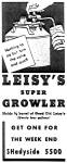 Leisy Brewery Growler ad -  image