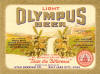 Olympus Beer label from Utah Brg. Co. -  image