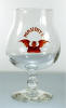 Maudite Belgian style ale glass