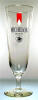 Michelob, footed pilsner beer glass - image