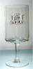 Olympia beer glass with gold logo