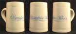 Olympia Beer stein, c.1913 (3 views) 