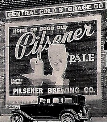 Pilsener Brewery frontage in Seattle