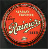 Rainier "Alaska's Favorite" beer tray