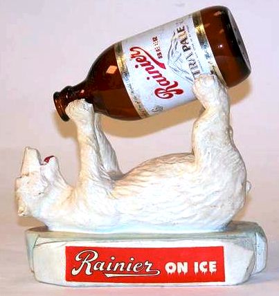 Polar Bear back-bar figurine, c.1949