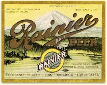Rainier Pale, 1st Pre-Pro. strength beer, Jan. '34 - image