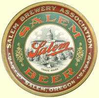 1st Salem Beer tray ca.1903