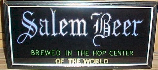 Lighted Salem Beer sign - image