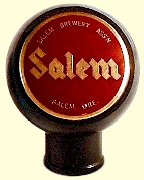 Salem Brewery Ass'n. ball tap knob