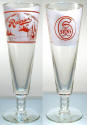 Rainier- Sick's Select beer glass, c.1940