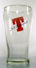 Tennent pint beer glass - image