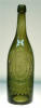 Green Fredericksburg quart beer bottle
