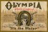 Olympia Pale Export label, c. 1914 - click for larger image
