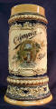 Tall Olympia Beer stein, c.1904