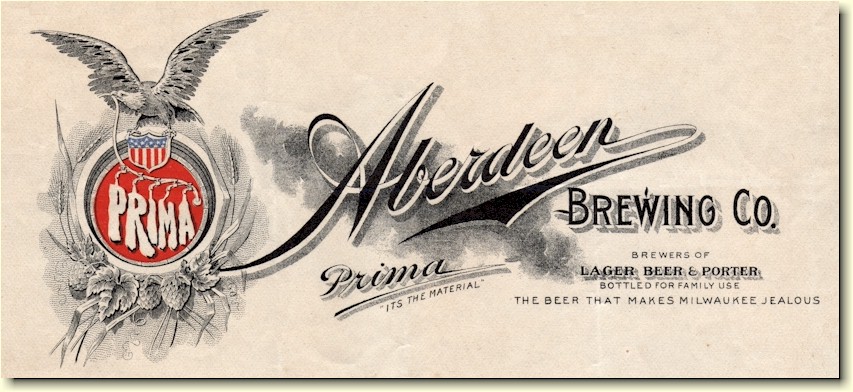 Aberdeen Brewing Company letter header - graphic