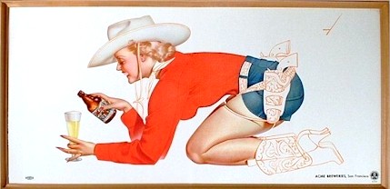 Cowgirl pin-up by petty