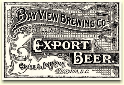 Bay View Export Beer label