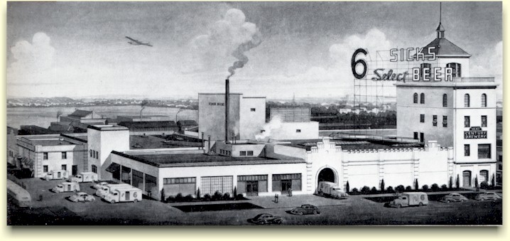Century Brewery drawing, ca.1944