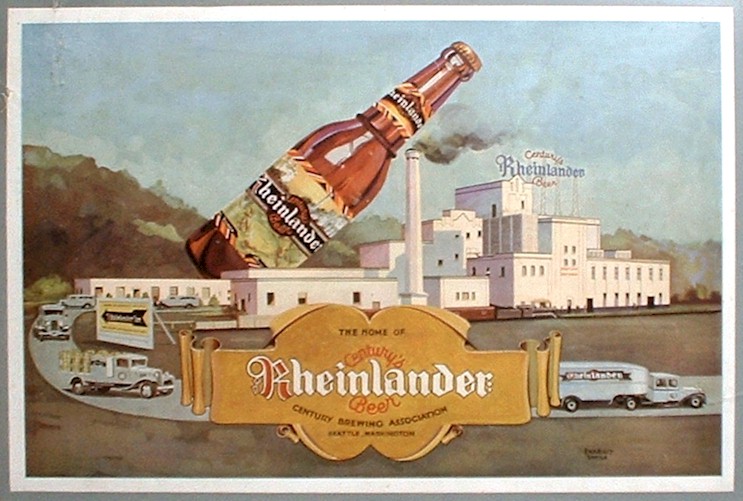 painting of Century Brewery c.1935 - image