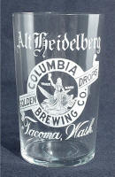 Columbia's Alt Heidelberg Beer glass -  image