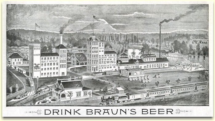 Braun's Beer ad