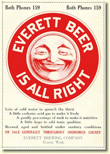 Everett Beer ad ca.1906