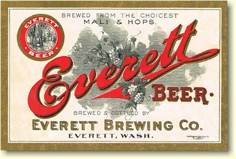 Everett Beer label, c.1905