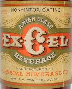 Ex-Cel near beer label, c.1924