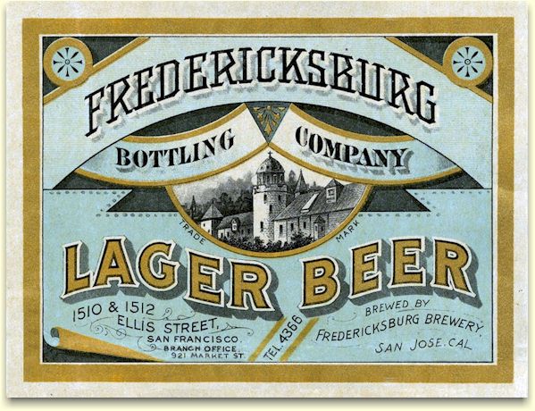 Fredericksburg Bottling Co. label