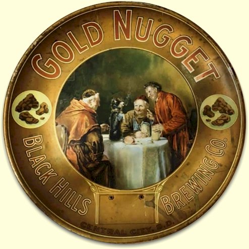 Black Hills Brg. Co. Gold Nugget Beer charger