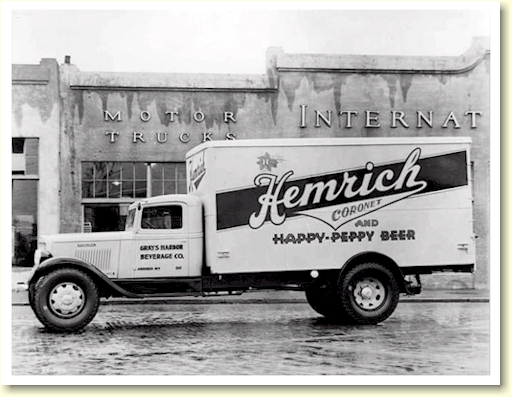 Hemrich beer truck, c.1936 - image