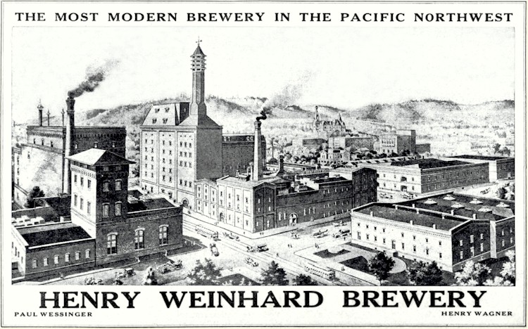Henry Weinhard Brewery ad ca.1908