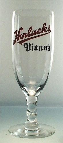 Horluck's Vienna Beer, stemmed glass - image