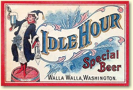 Idle Hour beer label