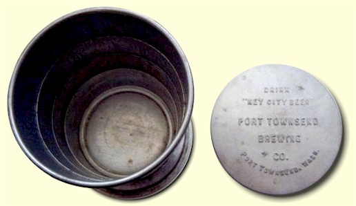 Collapsible Port Townsend Brewery cup -  image