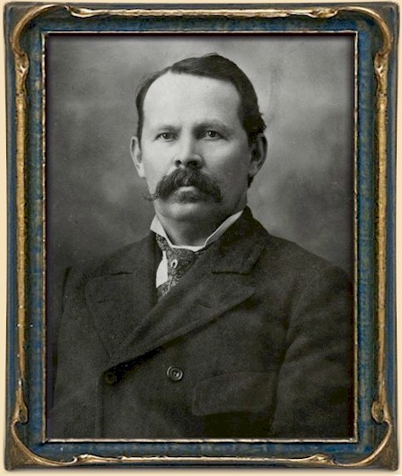 Leopold F. Schmidt framed portrait