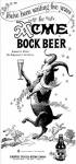 Acme's Bock beer returns 1947
