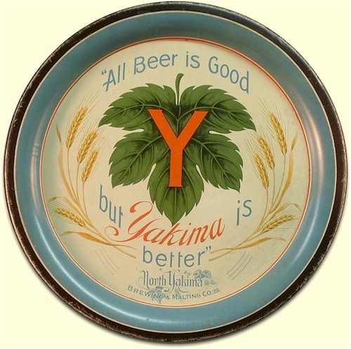 Yakima Beer hop leaf tray
