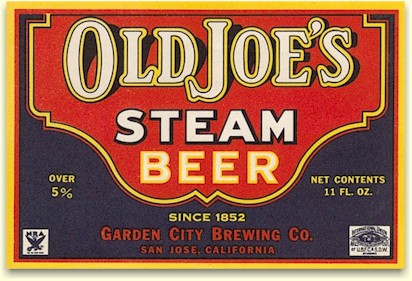 Old Joe's Steam Beer label