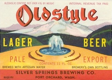 Oldstyle Lager Beer label - image