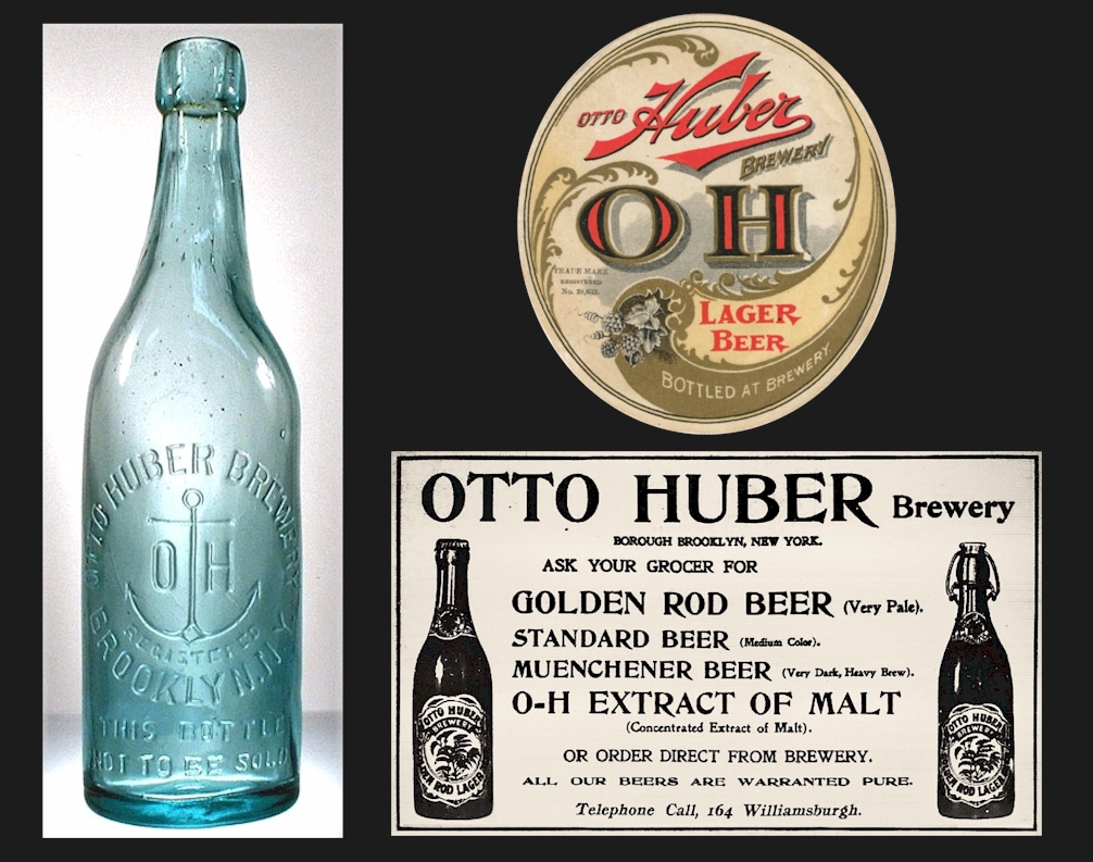 Otto Huber Brewery of Brooklyn, display